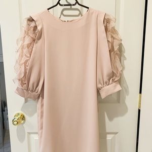 Snidel Beige color day/night one piece dress